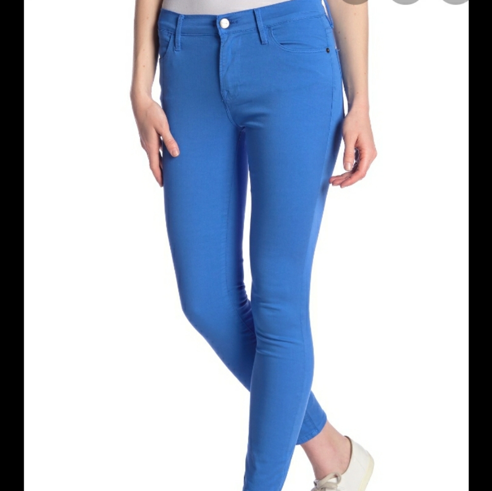 Frame denim high rise blue skinny Jean's sz 24 NWT